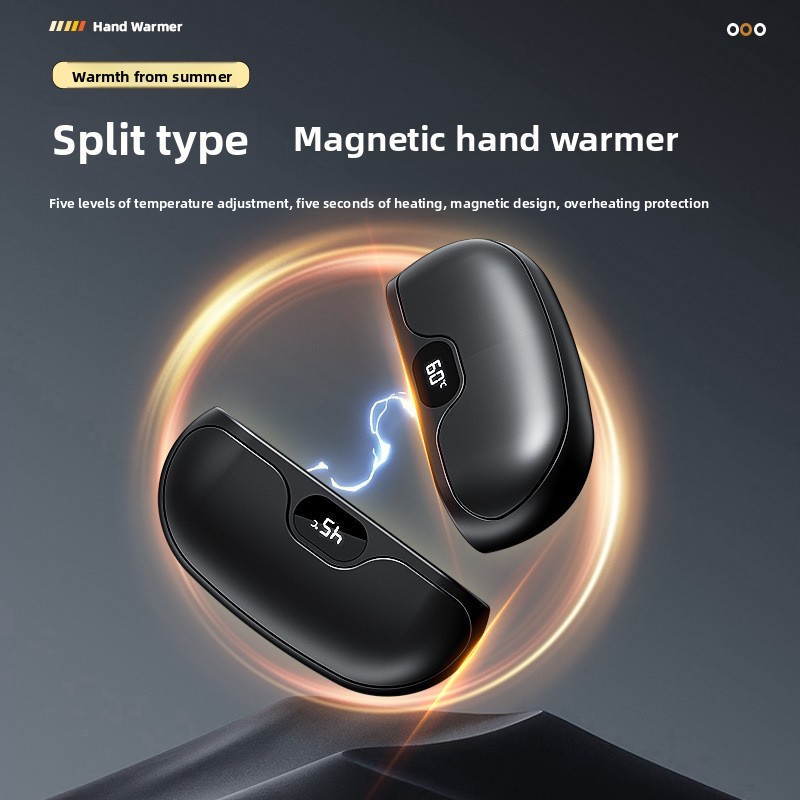Hand Warmer Electric - Calentador de manos magnético, carga USB,