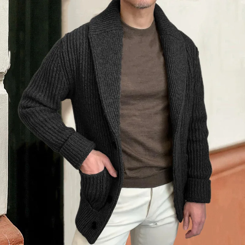 Down Jacket Packable - Suéteres para hombre, cárdigan con solapa,