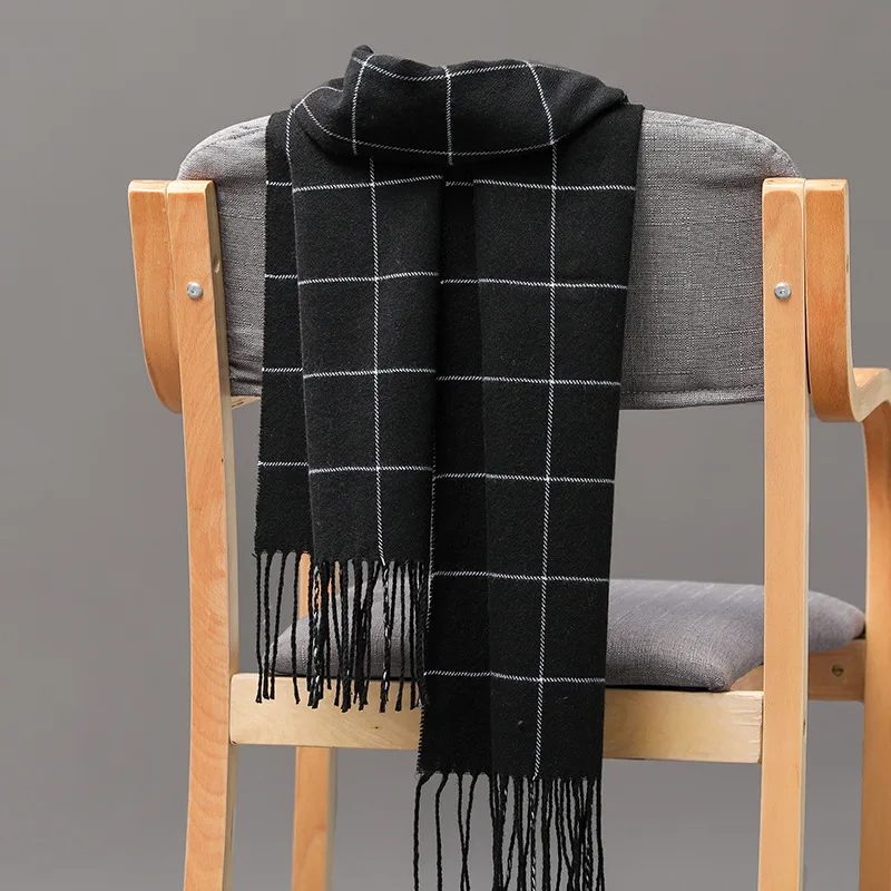 Wool Scarf Men - 2023 nuevo invierno hombres bufanda mantener
