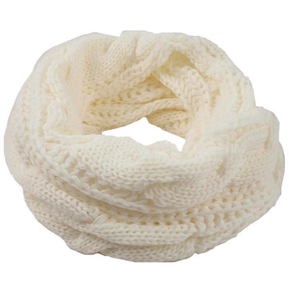 Wool Scarf Men - Bufanda de punto elegante de color