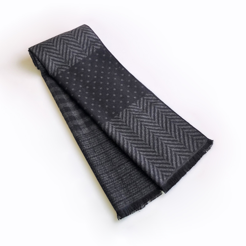 Wool Scarf Men - Bufandas frescas de diseño Casual para