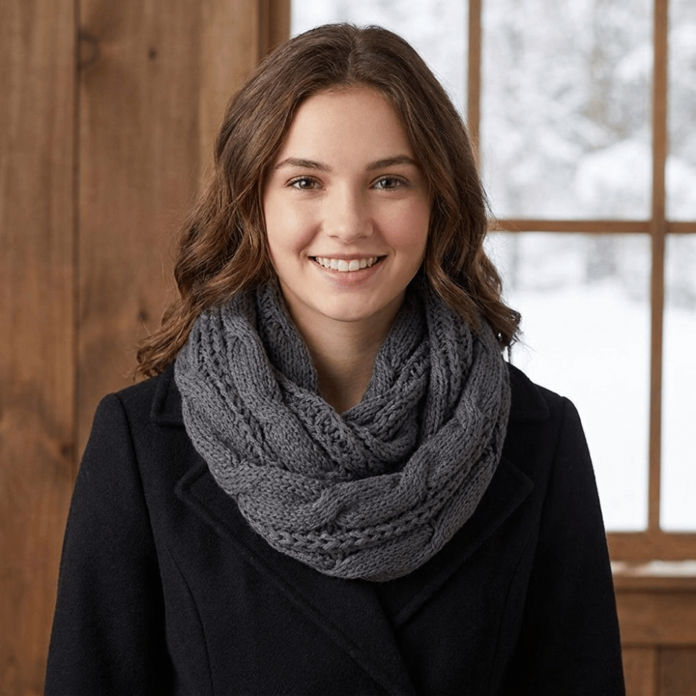 Bufanda de punto elegante de c - Wool Scarf Men reseña y precio