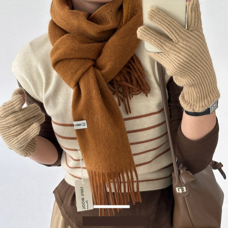 Bufanda elegante de lana 100%  - Wool Scarf Men reseña y precio