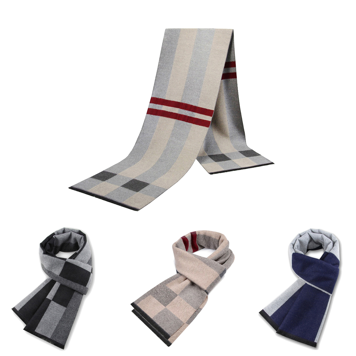 Bufanda para hombre, copia de  - Wool Scarf Men reseña y precio